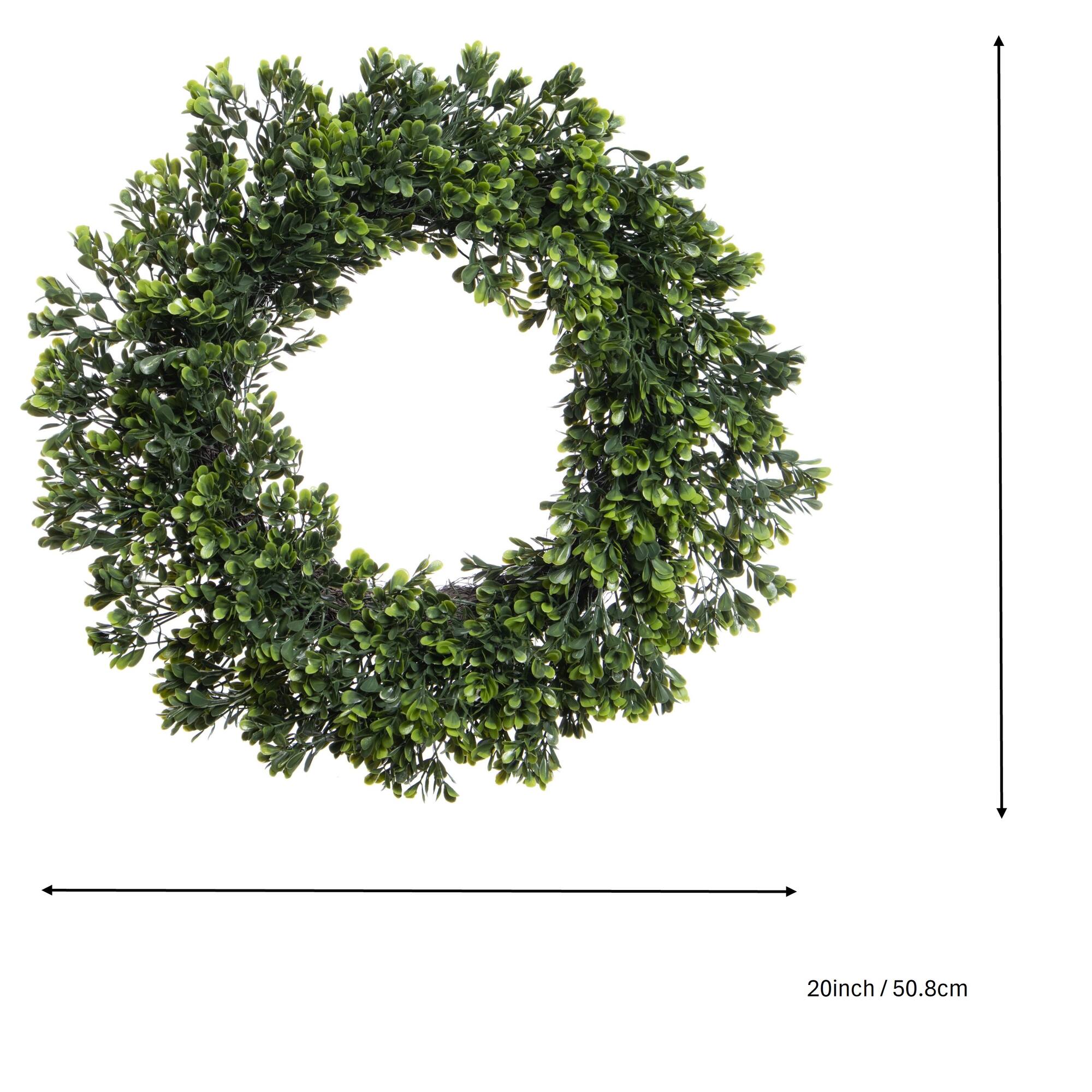 20" Boxwood UV Resistant Wreath by Ashland®